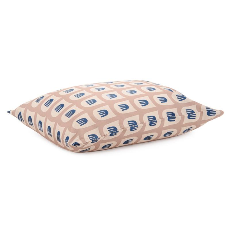 Набор из двух наволочек из сатина розового цвета с принтом  time из коллекции cuts&pieces, 50х70 см