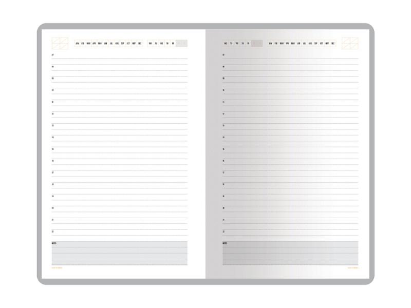 Ежедневник недатированный А5 Mercury