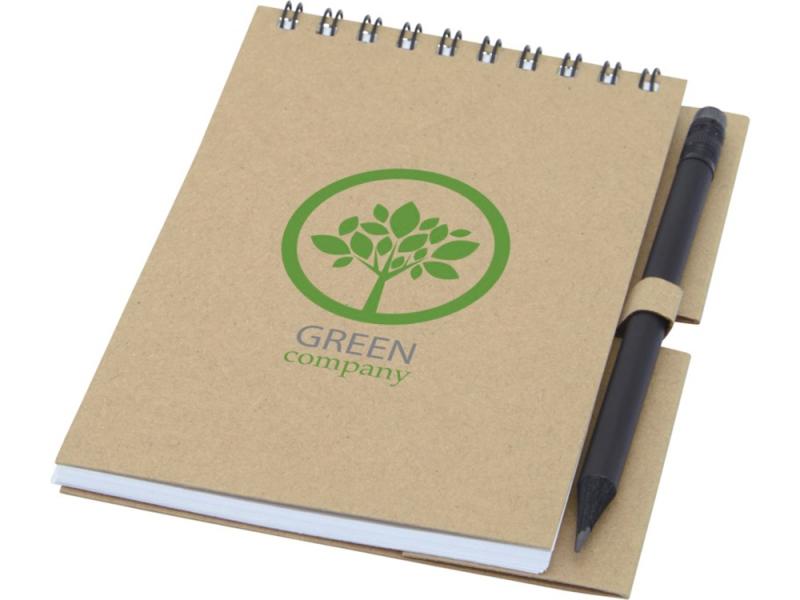 Блокнот A6 Luciano Eco с карандашом