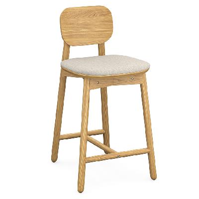 Стул полубарный saga, рогожка