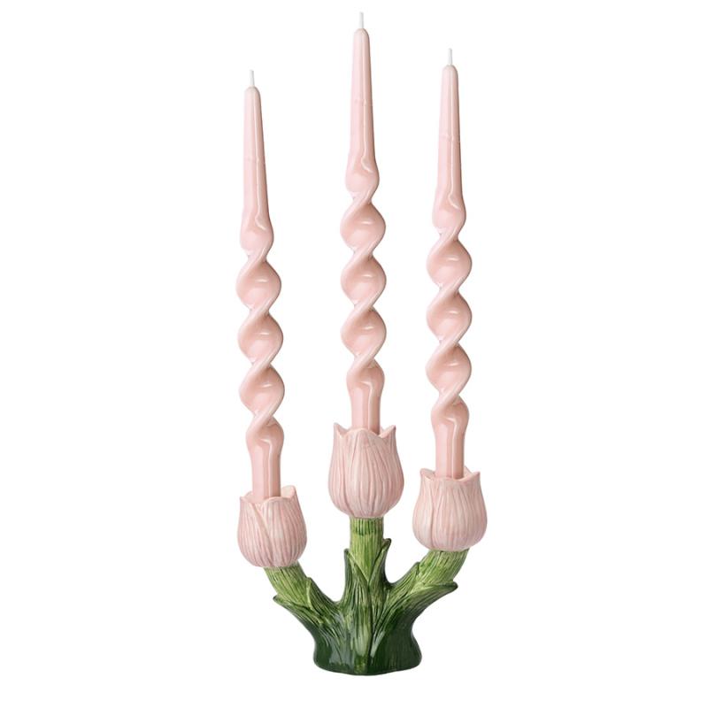 Подсвечник floret для трех свечей из коллекции , 20 см