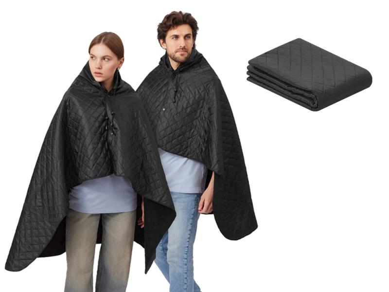 Плед-пончо 2-в-1 Cappy с капюшоном и мешком