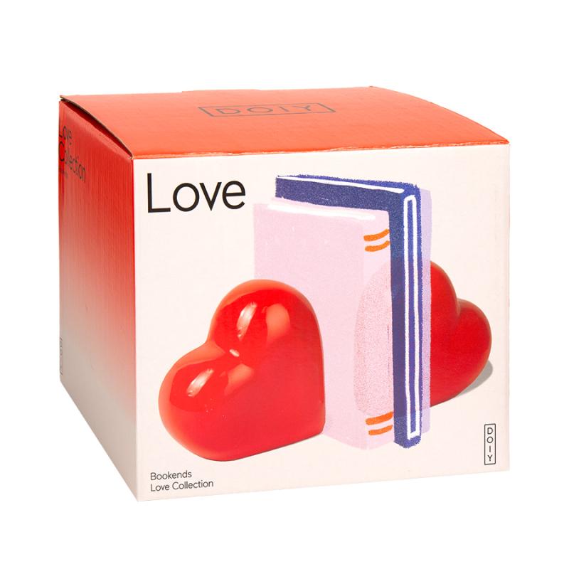 Держатель для книг love, 14х14 см, 2 шт.
