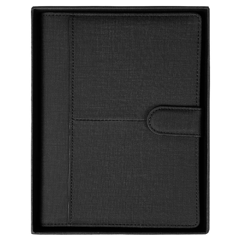 Ежедневник в суперобложке Country Business Canvas A5+, в подарочной коробке , недатированный, агнитным клапаном, в твердой обложке c поролоном