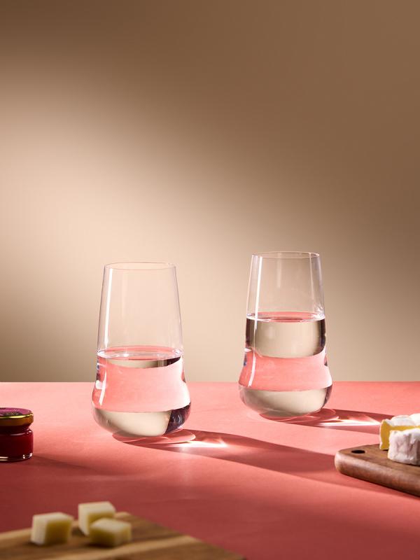 Набор бокалов для воды в подарочной упаковке sense, 590 мл, 2 шт.