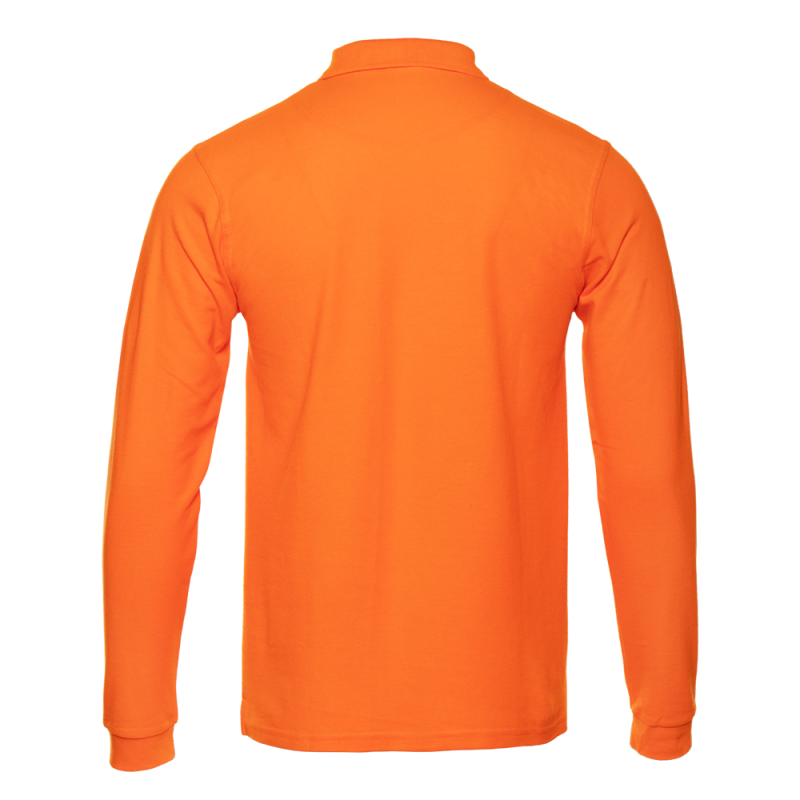 Рубашка поло унисекс STAN длинный рукав хлопок 185