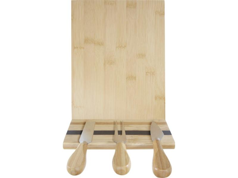 Бамбуковая доска для сыра Mancheg с приборами