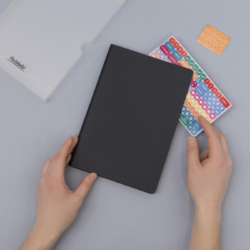 Ежедневник Стар (Star) недатированный,  (с упаковкой, со стикерами)