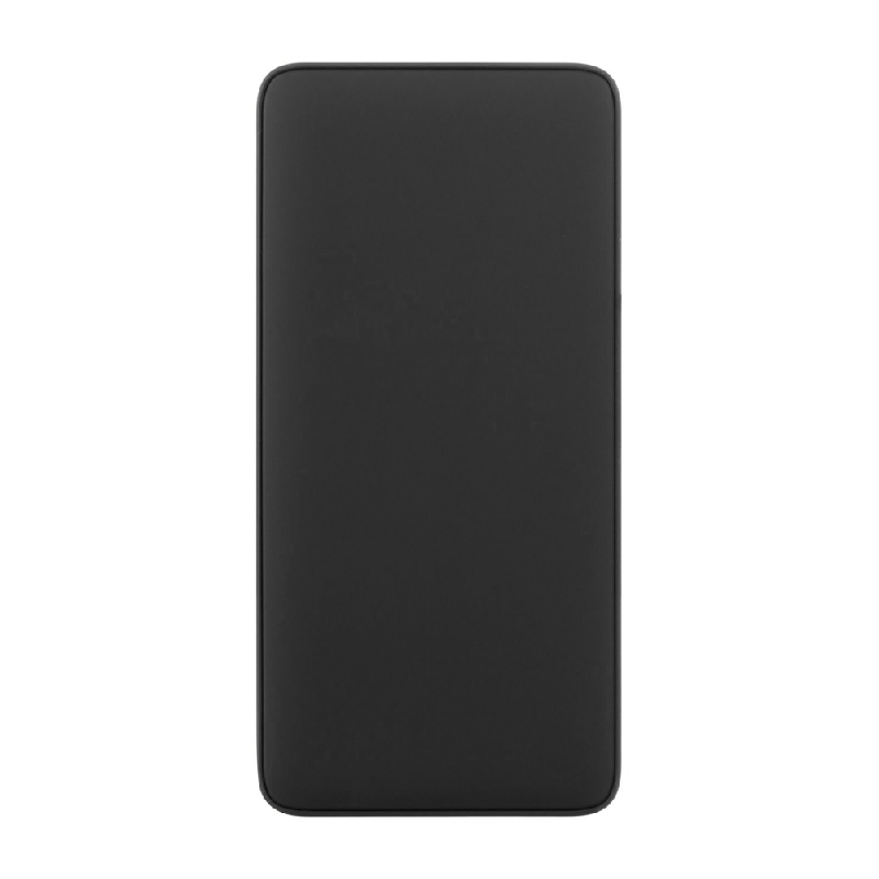 Внешний аккумулятор (powerbank)  «WeCharge Soft Touch»,  10 000 mAH, Power Delivery (PD) 25.5W, со светящимся логотипом после гравировки, c цифровым дисплеем для контроля заряда