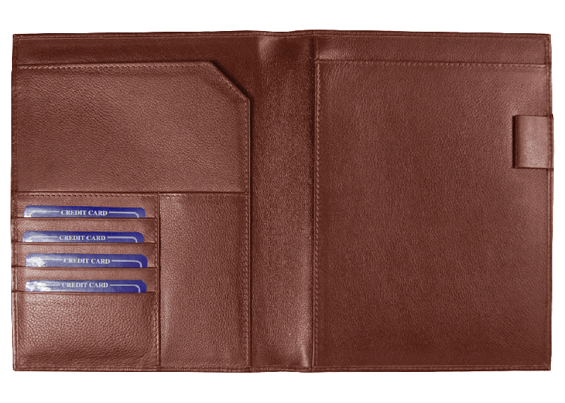 Суперобложка из натуральной кожи Universal leather размер А5+