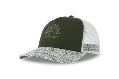 Образец бейсболка с кастомизацией LAB2468, тёмно-синий, белый, лоб 100% хлопок, сетка 100% полиэстер