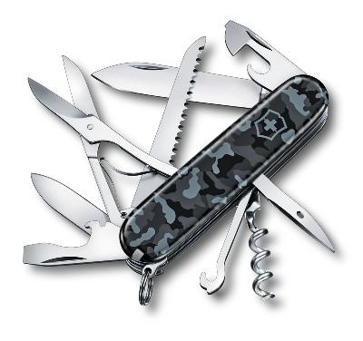Нож перочинный VICTORINOX Huntsman Navy Camouflage, 91 мм, 15 функций