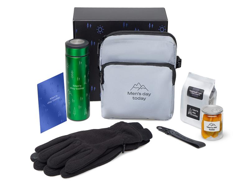 Подарочный набор Re:m. Step  с термосом, перчатками и сумкой