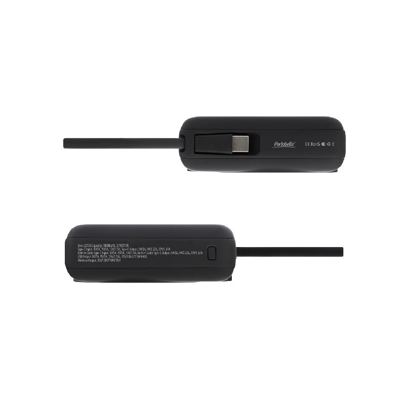 Внешний аккумулятор с подсветкой Ritter PD 10000mAh с функцией беспроводной зарядки 15W