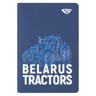 Ежедневник Flexy Soft Touch Latte Print Sample Belarus Tractors А5, недатированный, в гибкой обложке