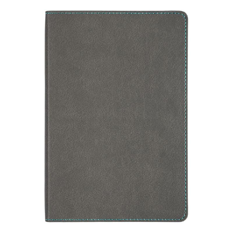 Ежедневник Flexy Latte А5,  с бирюзовым срезом, недатированный, в гибкой обложке