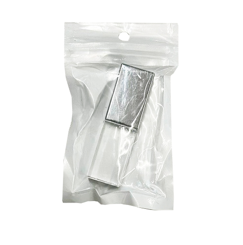 Флеш накопитель USB 2.0 Кристалл, металлстекло, прозрачный подсветка синим, 16 GB