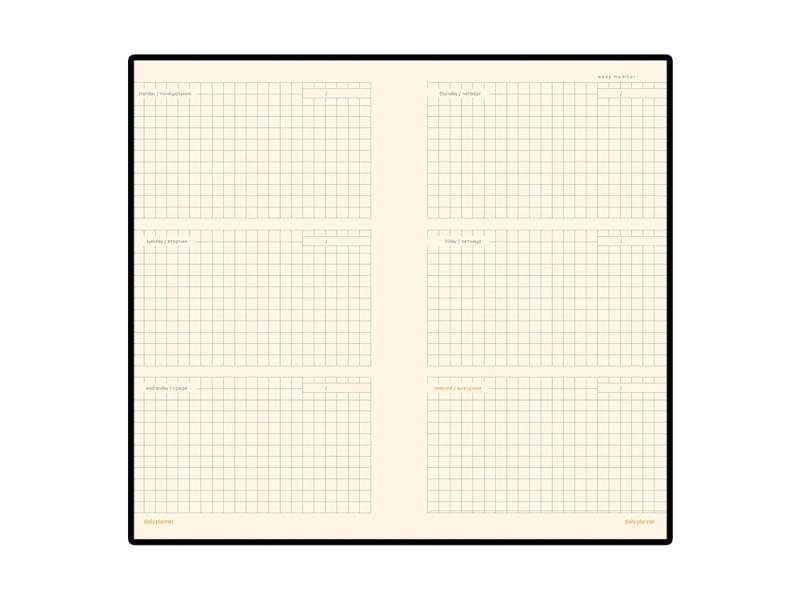 Еженедельник недатированный А6 Metropol