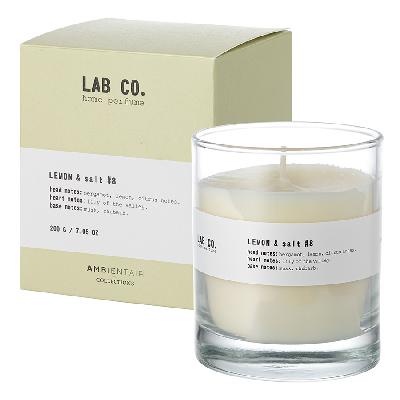 Свеча ароматическая lab co, &salt, 40 ч
