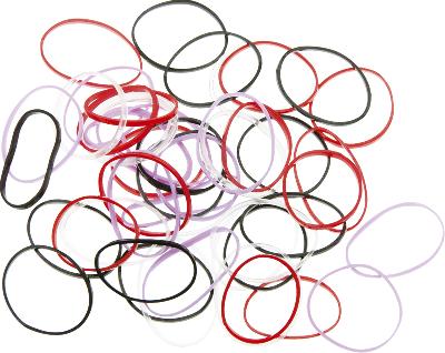 Резинки для волос Dewal Beauty силикон , mini (50 шт)