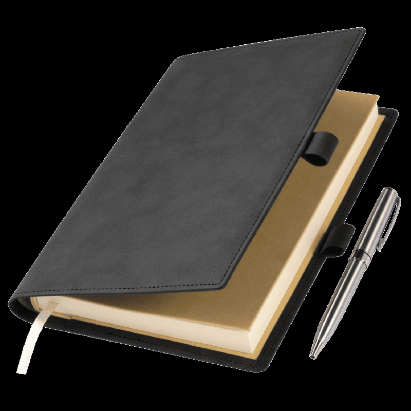 Ежедневник-портфолио Clip NEO недатированный в подарочной коробке,  (в комплекте ручка Tesoro )