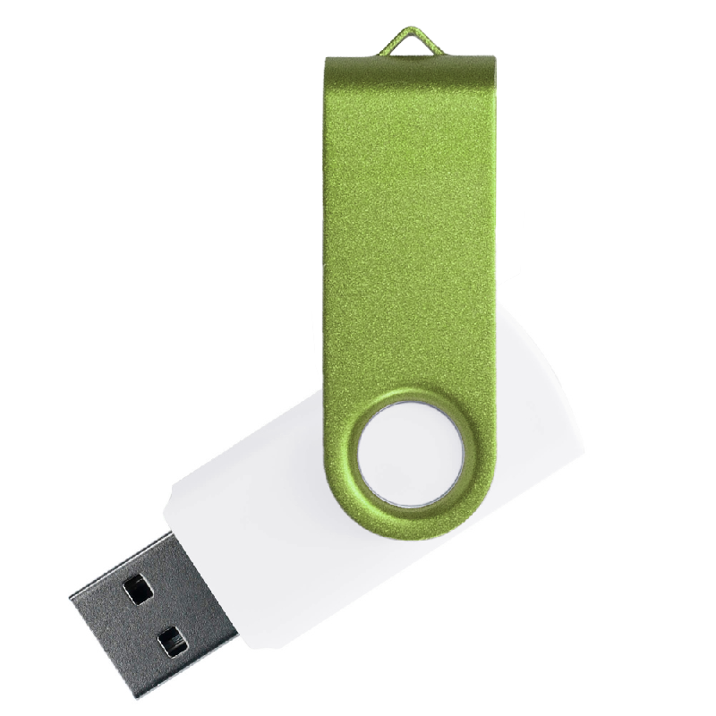 Флеш накопитель USB 2.0 Twister Сolor Mix 16GB, пластик Софт Тачметалл