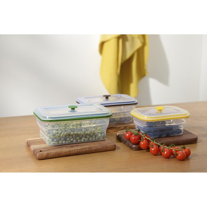 Контейнер для переноски и хранения силикон прямоный складной silikobox, 600 мл