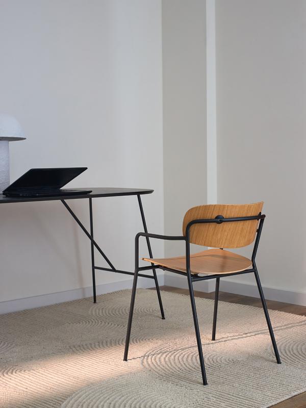 Стул с подлокотниками torfrid, светлый