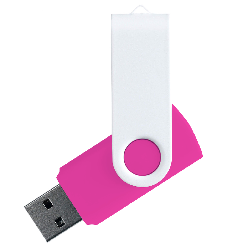 Флеш накопитель USB 2.0 Twister Сolor Mix 16GB, пластик Софт Тачметалл