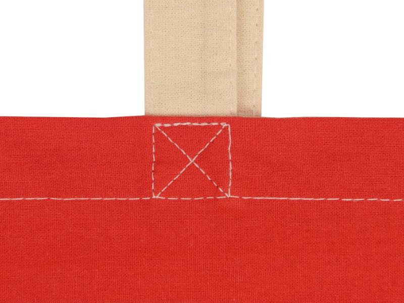 Сумка для шопинга Twin двухцветная из хлопка, 180 г/м2