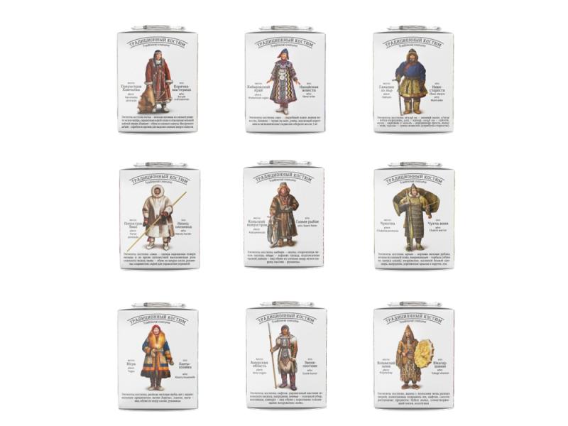 Подарочный набор c чаем Сокровища Севера в деревянной шкатулке без лого