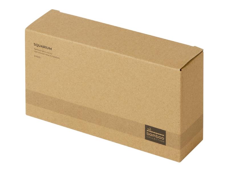 Часы из бамбука Squarium