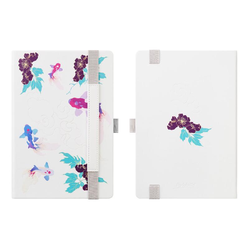 Ежедневник Galaxy недатированный, жесткая обложка, срез голограф. фольга