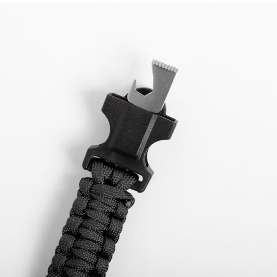 Походный браслет многофункциональный KUPRA, нейлон, пластик, зеленый, 25.5 x 3.4 x 1.1 см