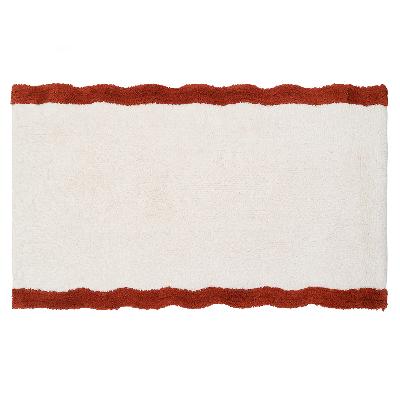 Коврик для ванной с кантом  из коллекции trendy ruffles, 50x80 см