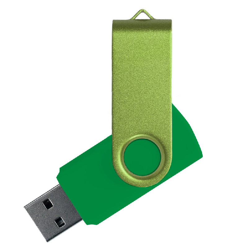 Флеш накопитель USB 2.0 Twister Сolor Mix 16GB, пластик Софт Тачметалл
