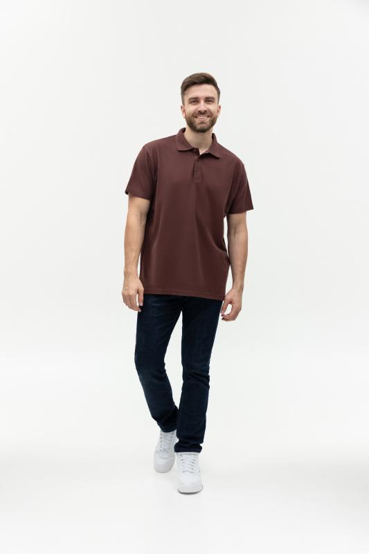 Рубашка поло мужская  STAN хлопок/полиэстер 185