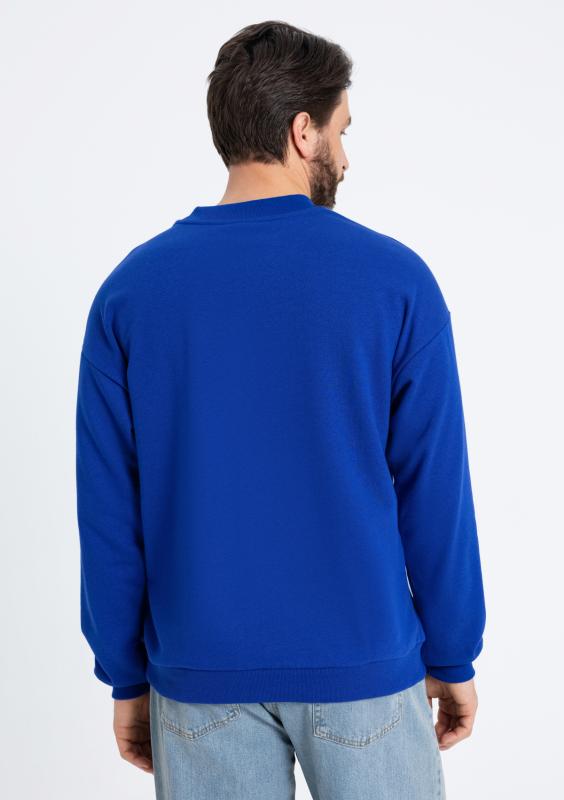 Свитшот унисекс STAN футер без начёса, 350, 96, Синий электрик (47)