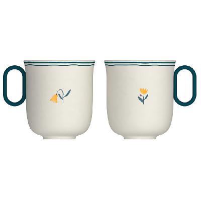 Набор кружек plush, golden , 400 мл, 2 шт.