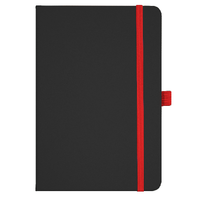 Блокнот Forest  Alfa Polo  Soft А5, недатированный, в твердой обложке, с красной резинкой и петлей для ручки