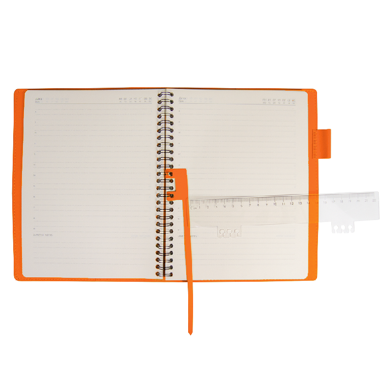 Ежедневник Flexy Verde Sivilia B5 на пружине, недатированный, в гибкой обложке