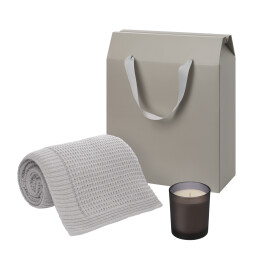 Подарочный набор Enigma. Malta Soft,  (свеча, плед)