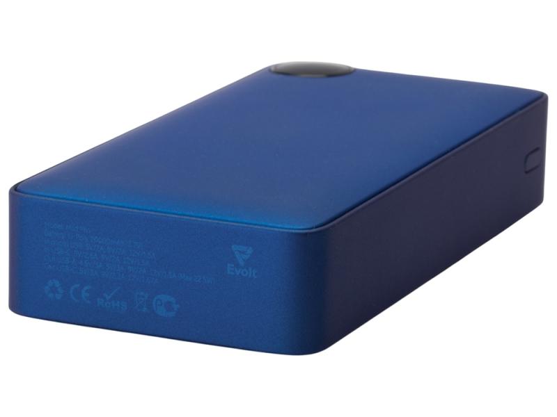 Внешний аккумулятор Mild Pro c быстрой зарядкой QC/PD, металлик soft-touch, 20 000 mAh