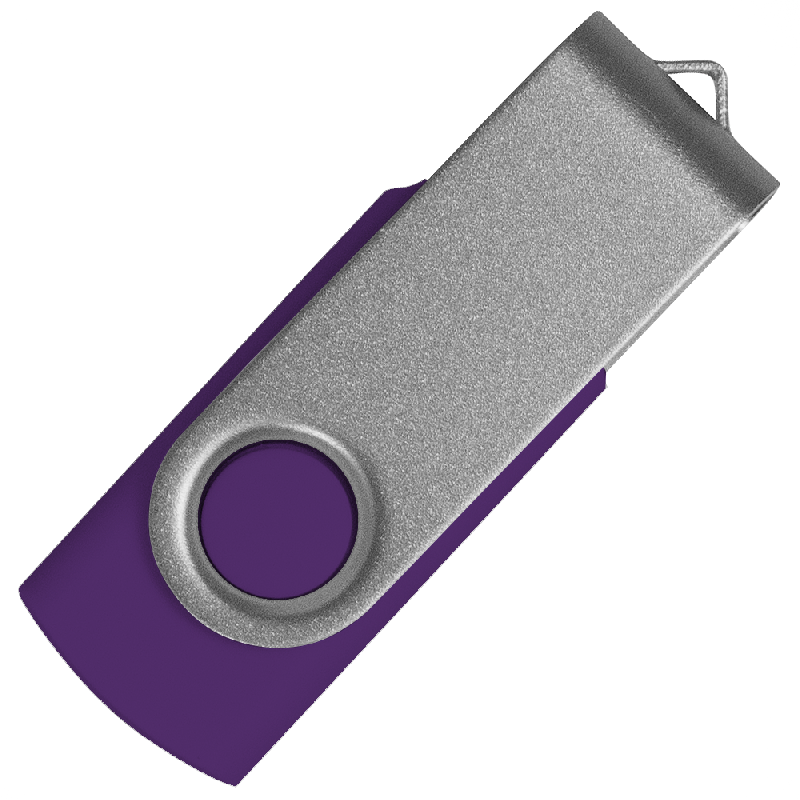 Флеш накопитель USB 2.0 Twister Сolor Mix 16GB, пластик Софт Тачметалл