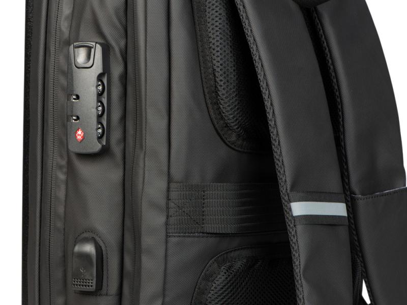 Антикражный рюкзак Sheller для ноутбука 17.3  с пластиковой поверхностью