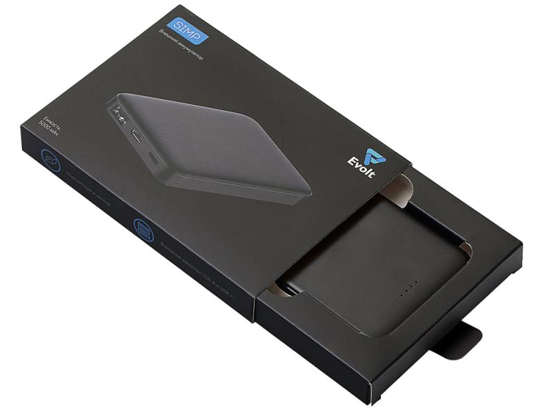 Внешний аккумулятор Simp, 5000 мАч