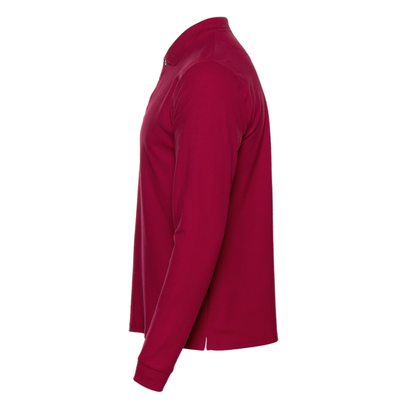 Рубашка поло мужская STAN длинный рукав хлопок/полиэстер 185