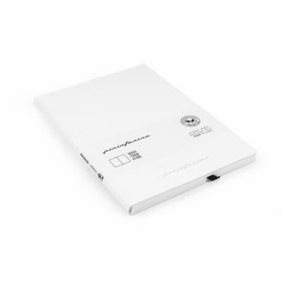 Блокнот линованный Pininfarina из каменной бумаги в мягкой обложке, А5, белый