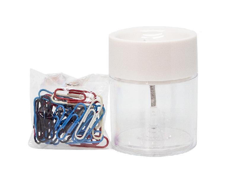 Скрепочница канцелярская настольная (круг)