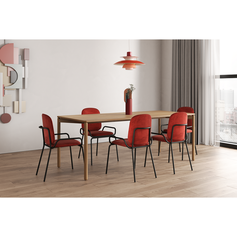 Стул ror, double frame, велюр